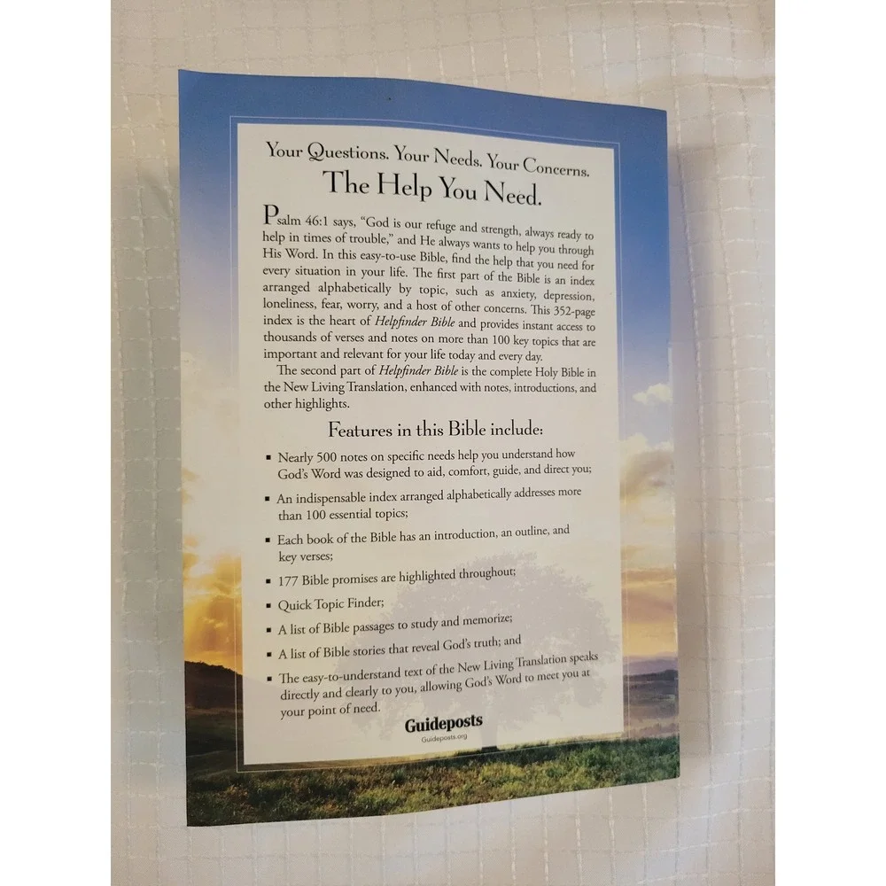 Guideposts helpfinder bible